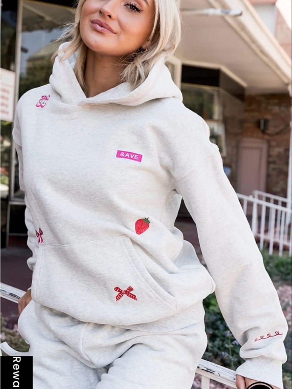 AMPERSAND AVE comfort zone hoodie SMALL